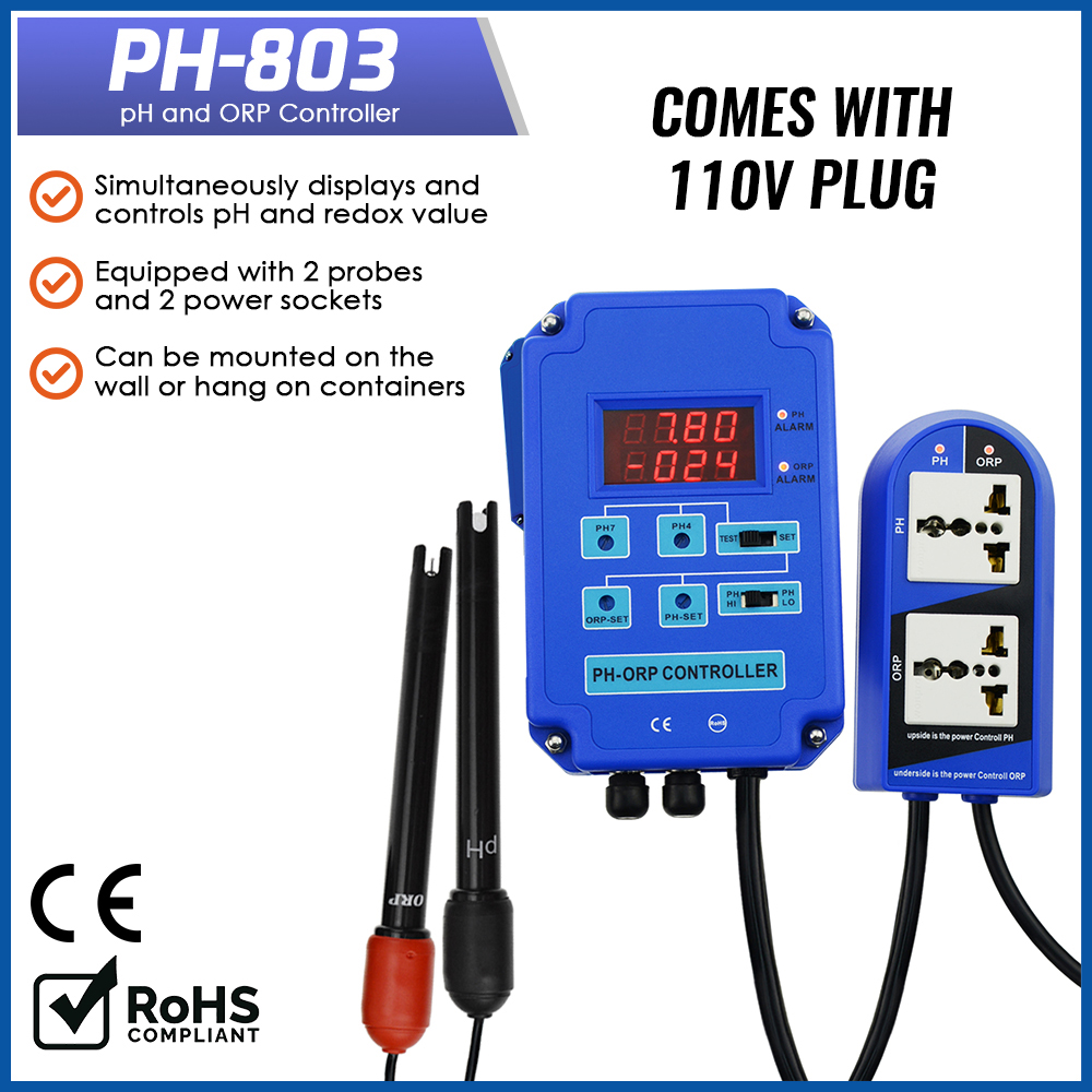 Planted Aquarium Ph - Monitor controlador Digital pH ORP Redox
