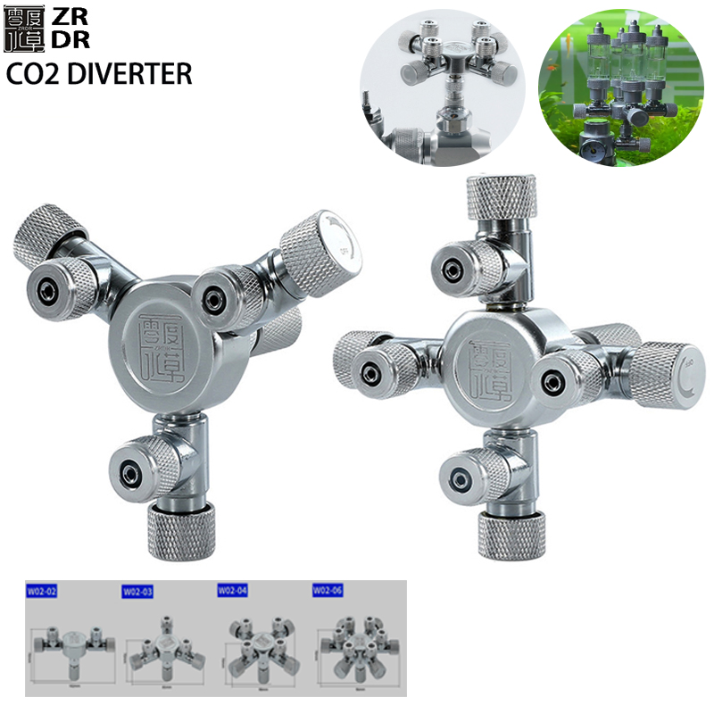 Planted Aquarium Co2 - Distribuidor de CO2 Multicanal para Acuario
