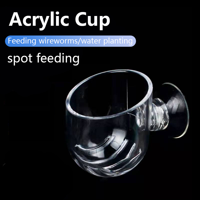 Aquarium Plant Utensils - Copa de acrílico para plantas acuáticas
