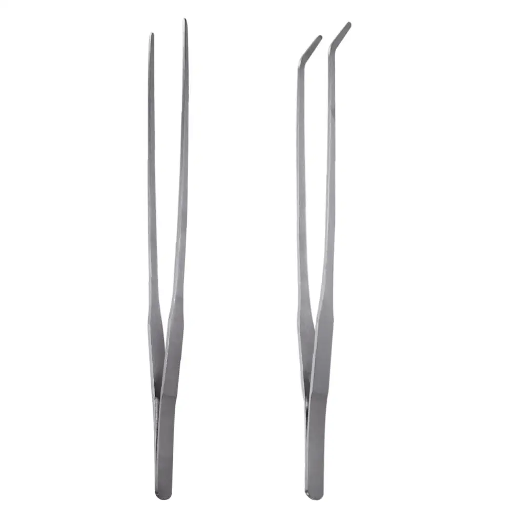 Aquarium Plant Utensils - Pinzas rectas de acero inoxidable para