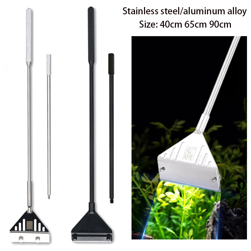 Planted Aquarium Cleaning Kit - ZRDR-raspador de algas de acero inoxidable