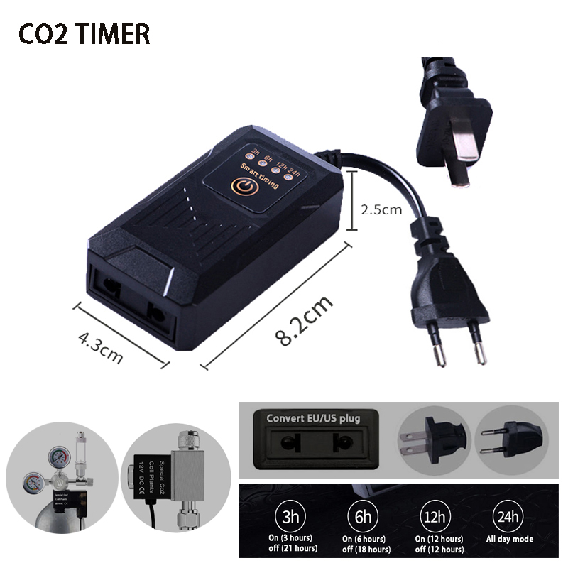 Planted Aquarium Co2 - Temporizador de acuario para pecera, válvula