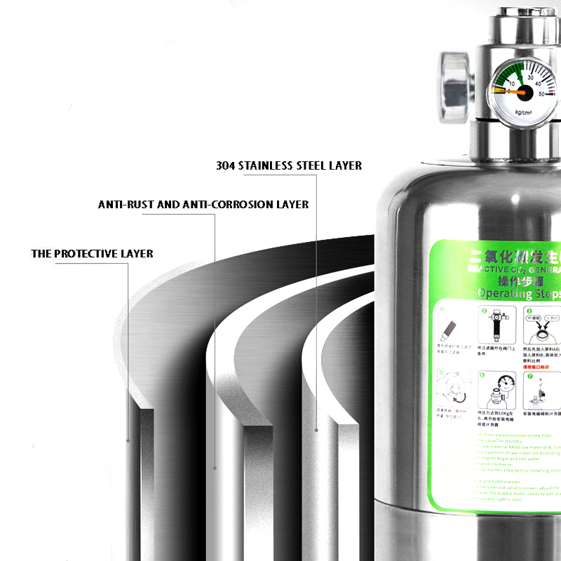 ZRDR-generador de CO2 para acu - Planted Aquarium Co2 reseña y precio