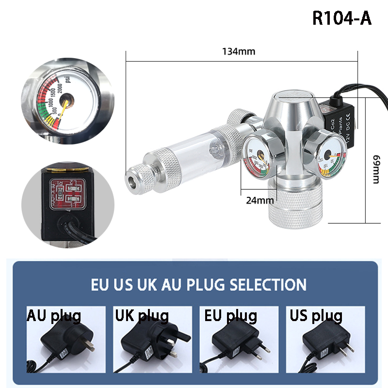 ZRDR DIY acuario regulador de  - Planted Aquarium Co2 reseña y precio