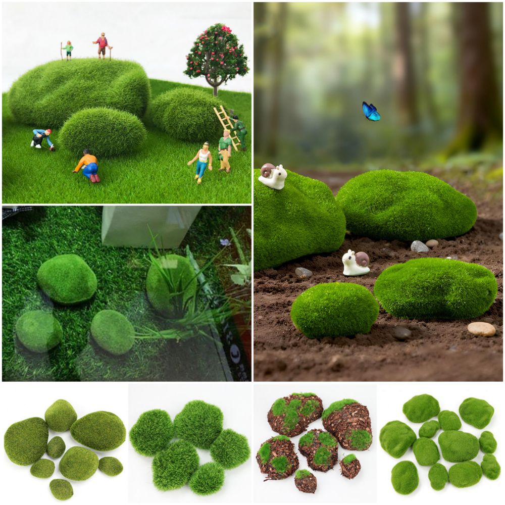 2/4/6/10PCS Rocas de Musgo Art - Planted Aquarium Moss reseña y precio