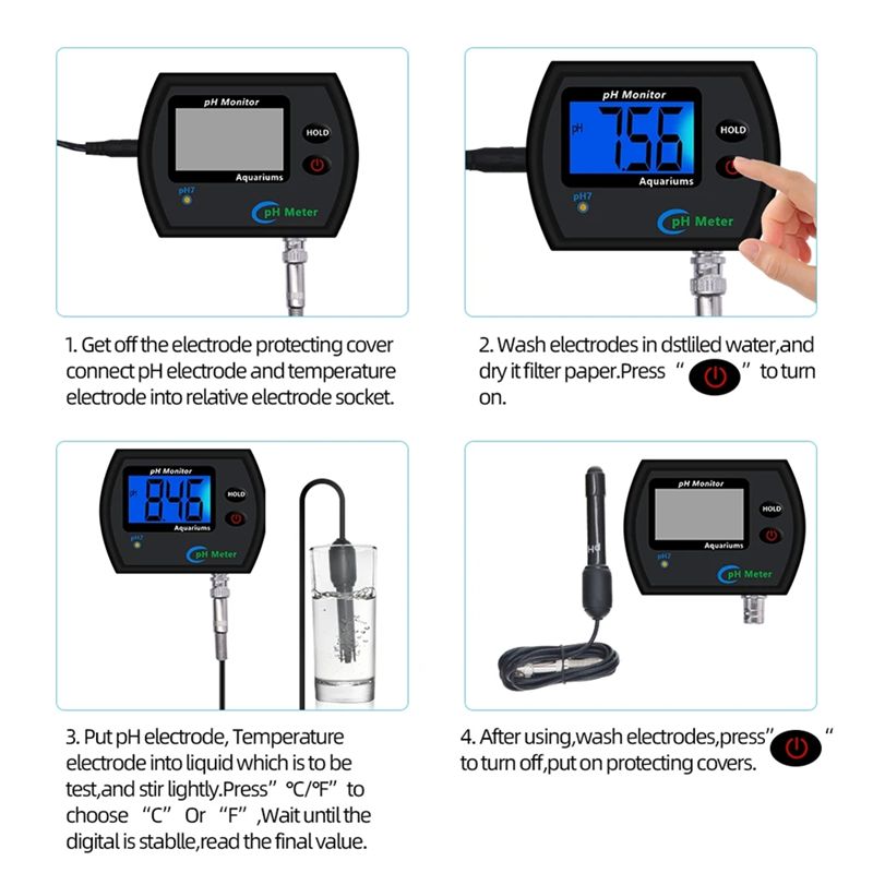 Medidor de PH en línea M12K-PH - Planted Aquarium Ph reseña y precio