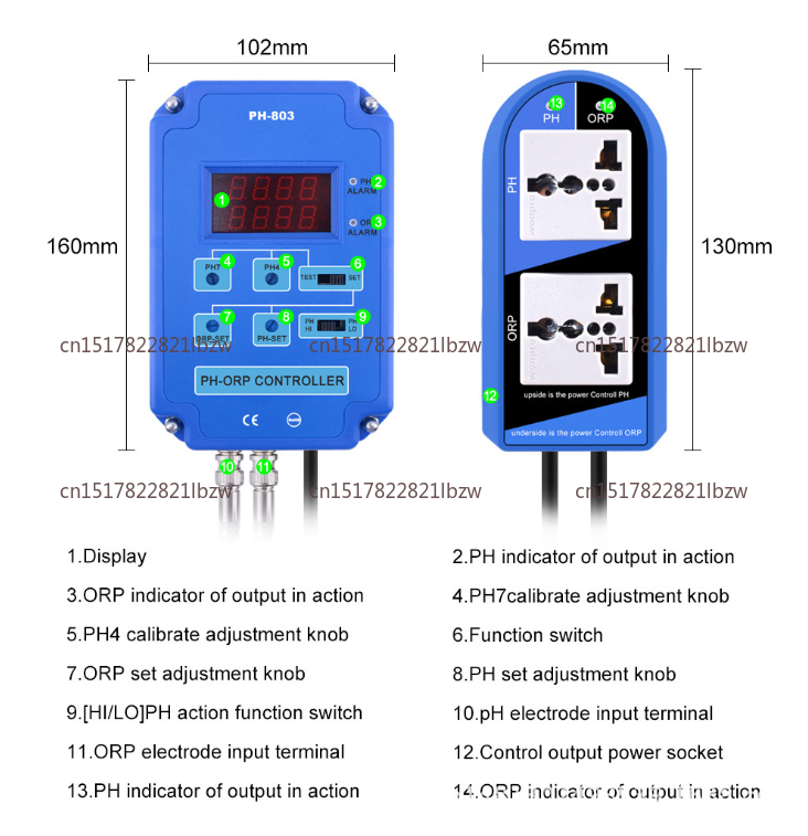 Medidor digital de PH/ORP 2 en - Planted Aquarium Ph reseña y precio