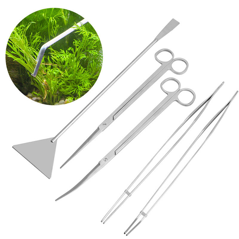 3/5 unids/set Kit de Herramien - Planted Aquarium Cleaning Kit reseña y precio