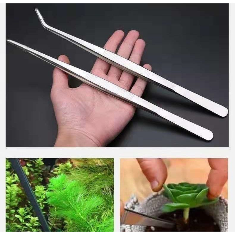 Pinzas Curvas y Rectas de Acer - Aquarium Plant Utensils reseña y precio