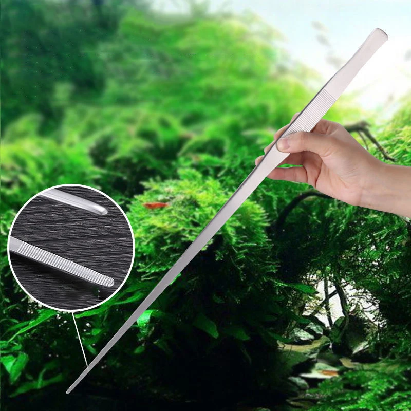 Pinzas Curvas y Rectas de Acer - Aquarium Plant Utensils reseña y precio