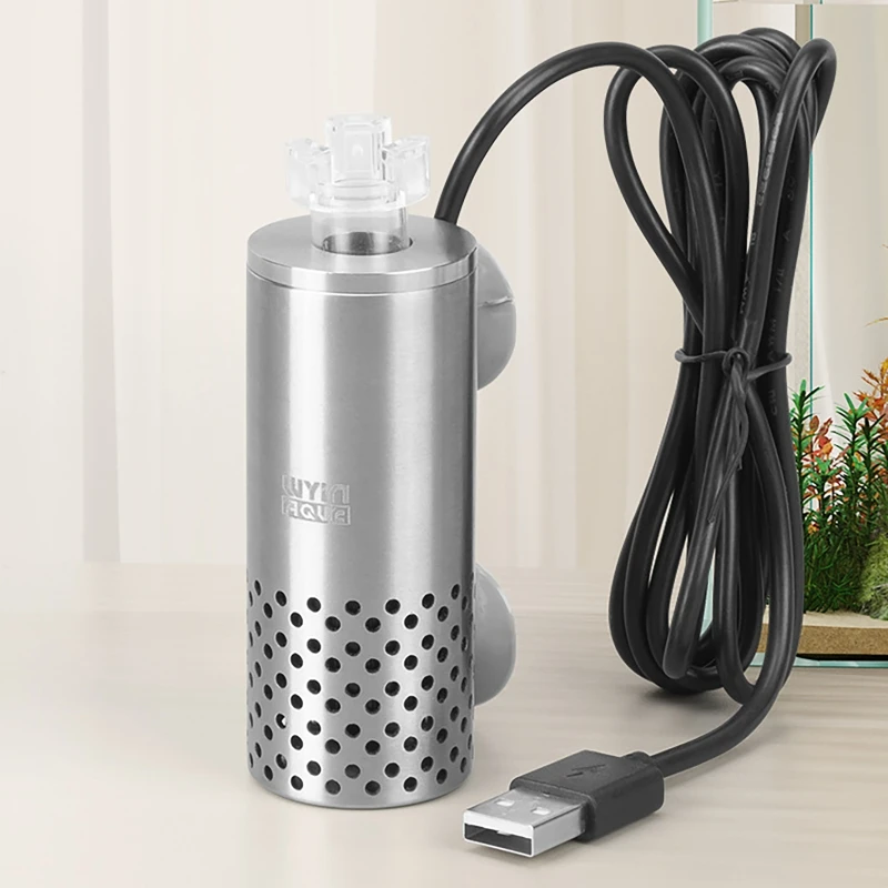 Filtro Eléctrico USB de Acero  - Aquarium Planted Tank Filter reseña y precio