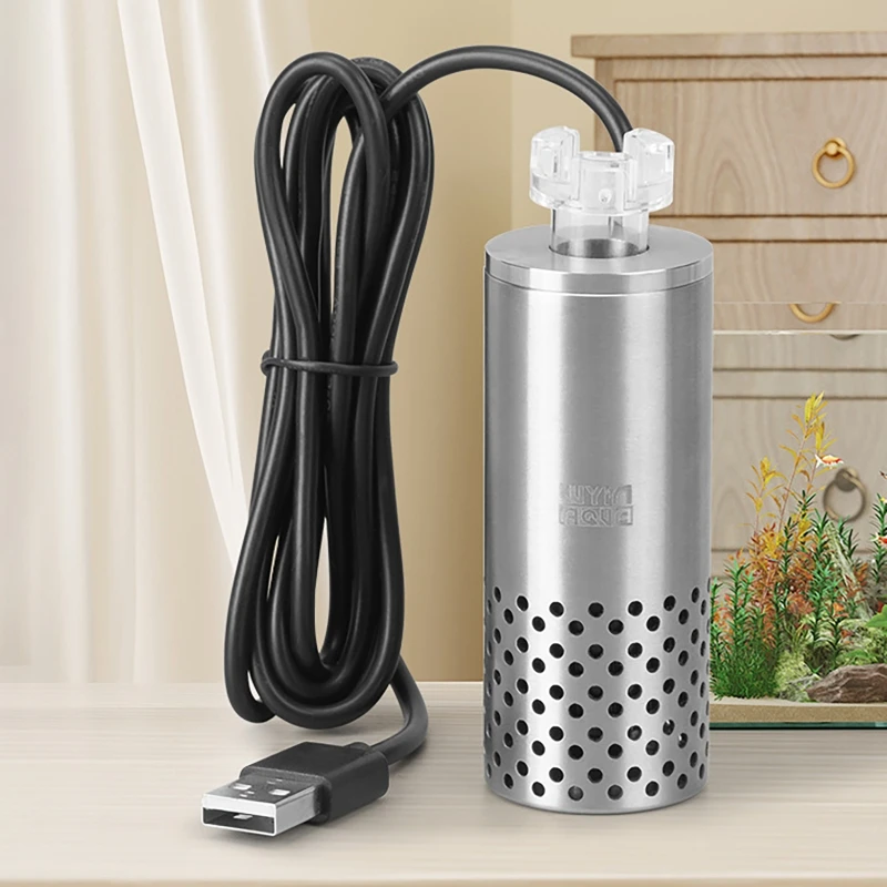 Filtro Eléctrico USB de Acero  - Aquarium Planted Tank Filter reseña y precio