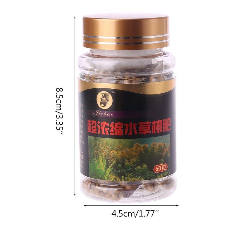 60 PCS Cápsulas raíz planta Cá - Aquarium Plant Root Fertilizer reseña y precio