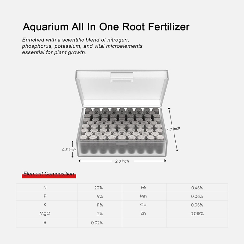 FZONE Root Tabs Fertilizante d - Aquarium Plant Glue reseña y precio